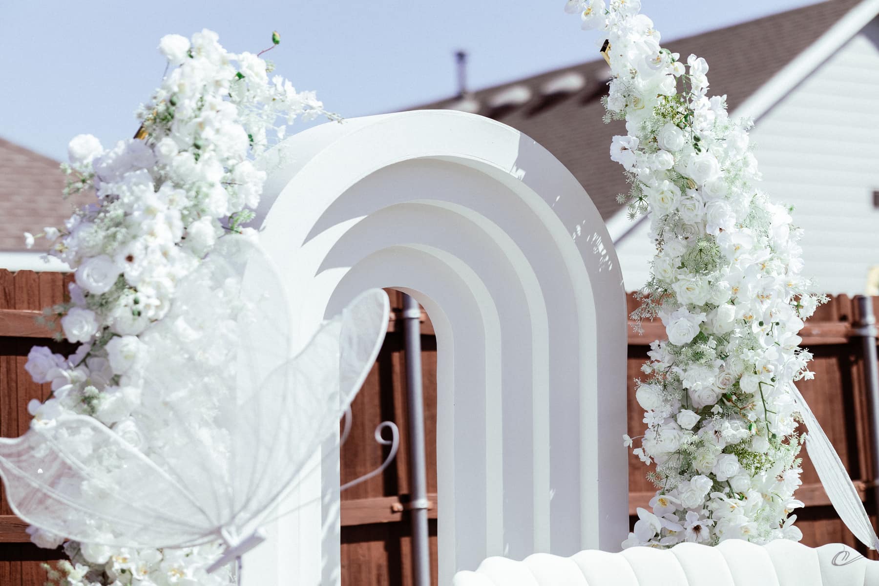 White butterfly decor (6)